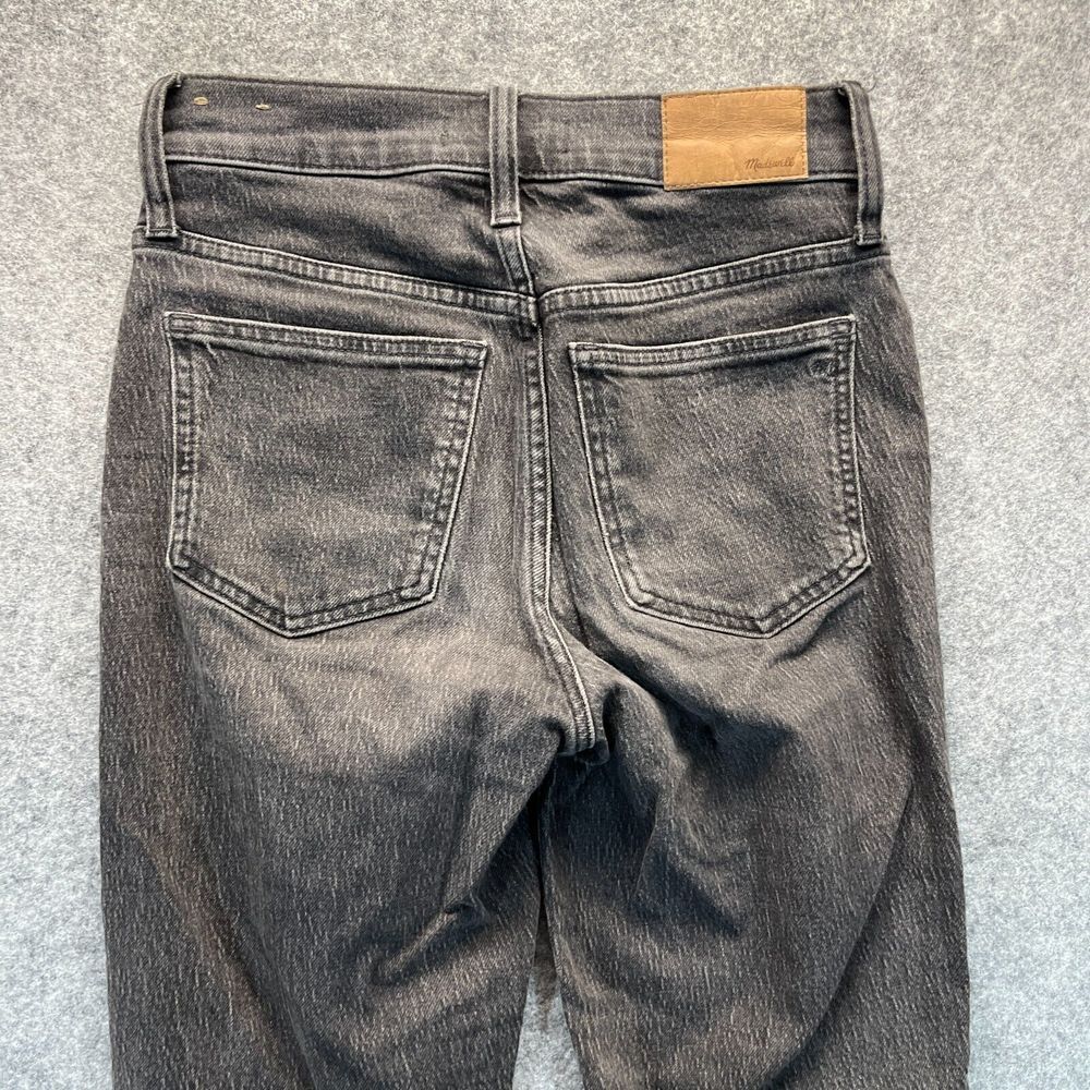 Madewell Jeans Womens‎ 23 The Perfect Vintage Jean Straight Leg Black Stretch - Picture 13 of 14